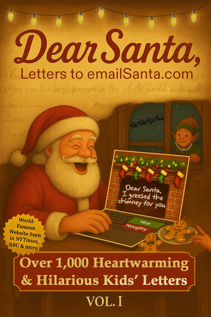 Book cover: Dear Santa, Letters to emailSanta.com Vol. I