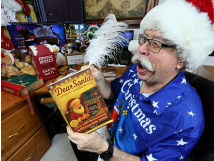 Silly photo of Alan Kerr, Santa's Head Elf